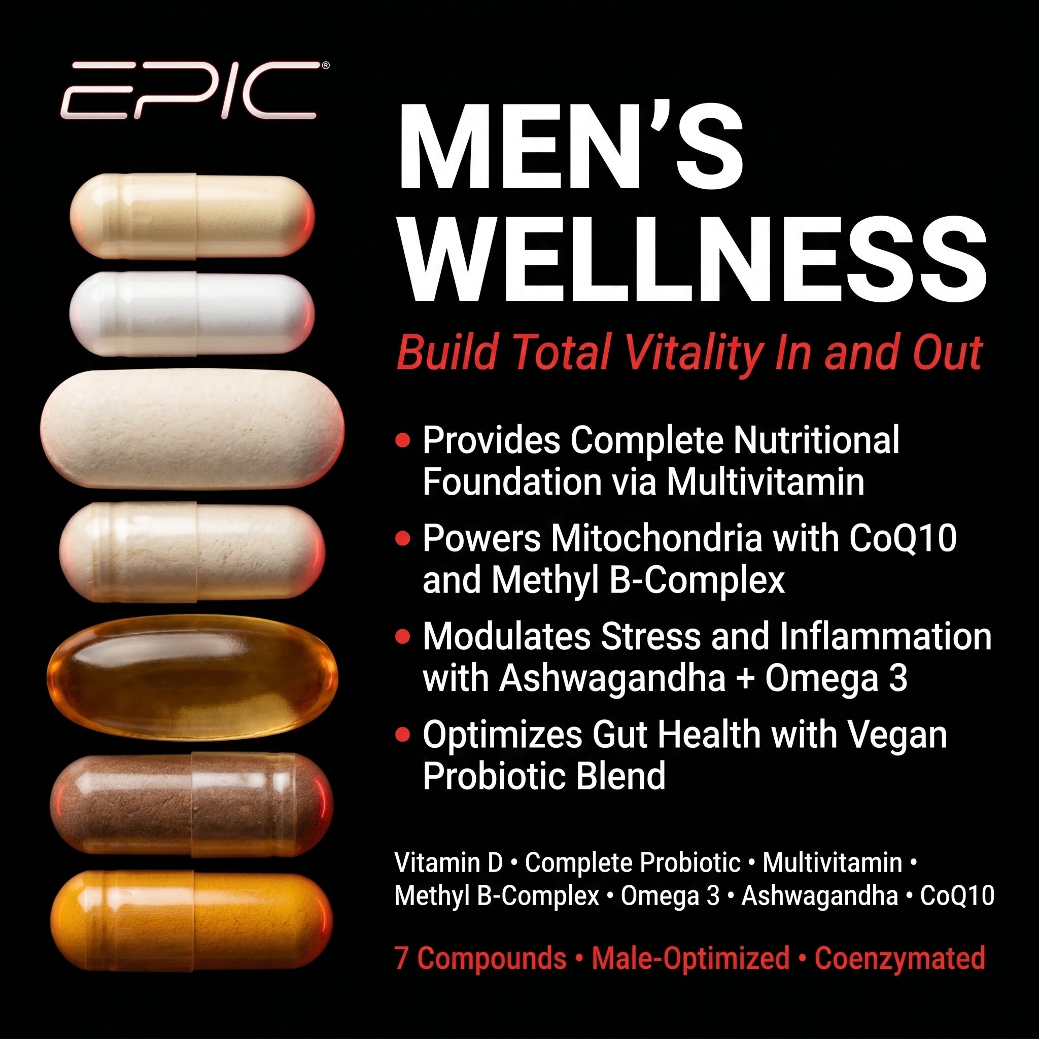 EPIC Men’s Wellness - 30 Packs