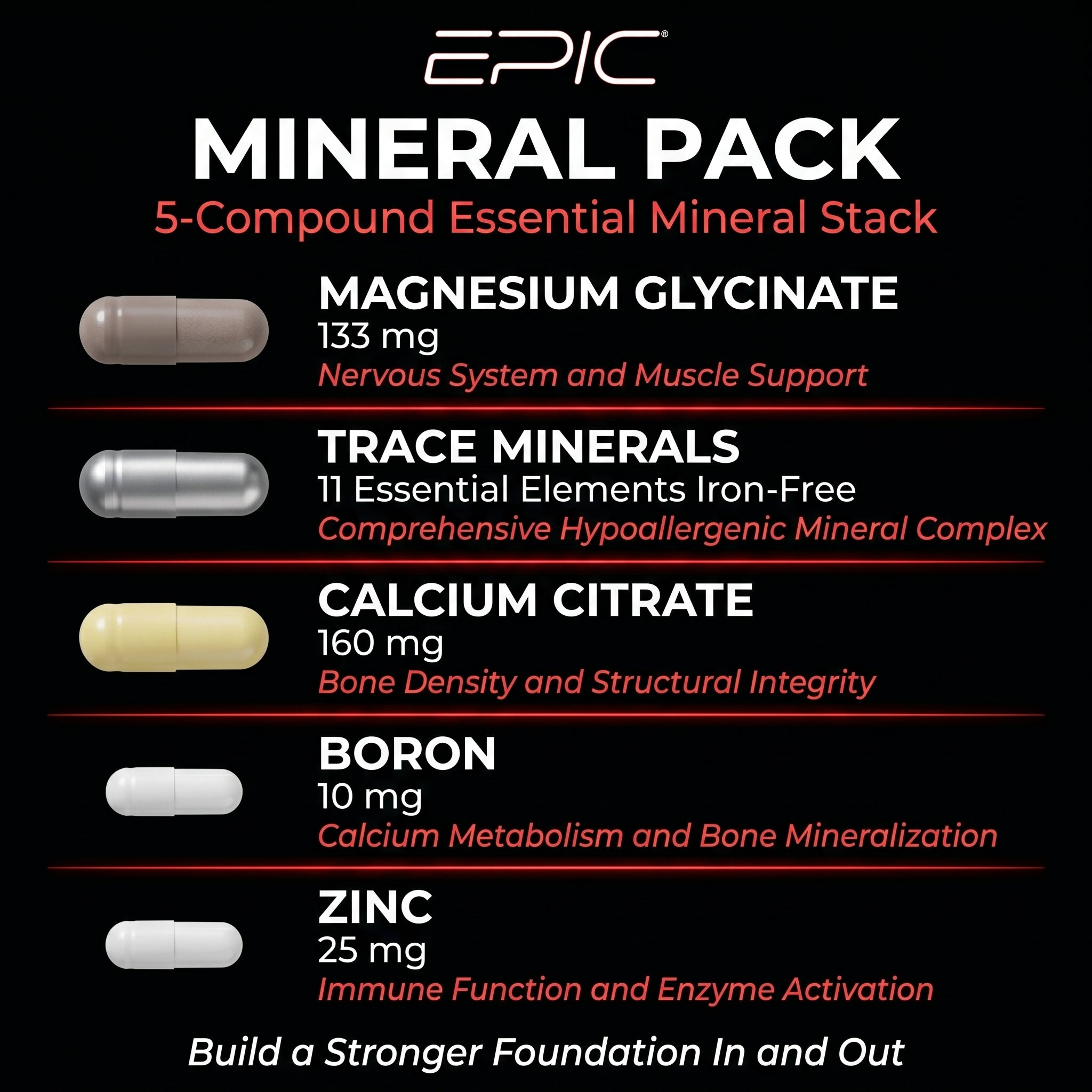 EPIC Mineral Pack - 30 Packs