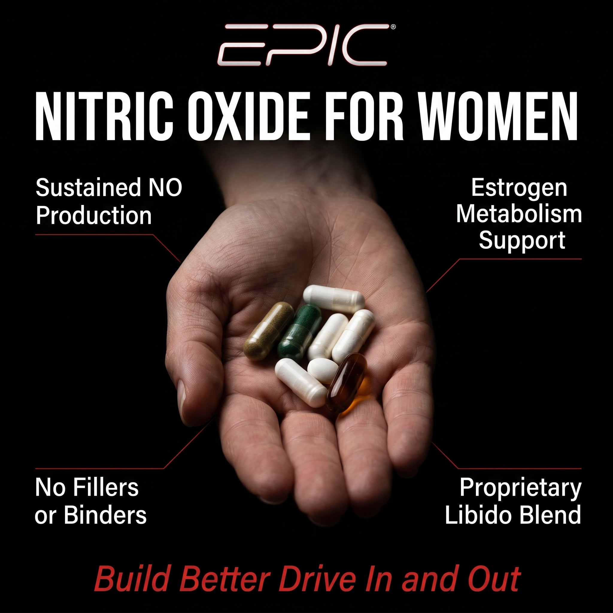 EPIC Nitric Oxide Pack for Women - 30 Packs